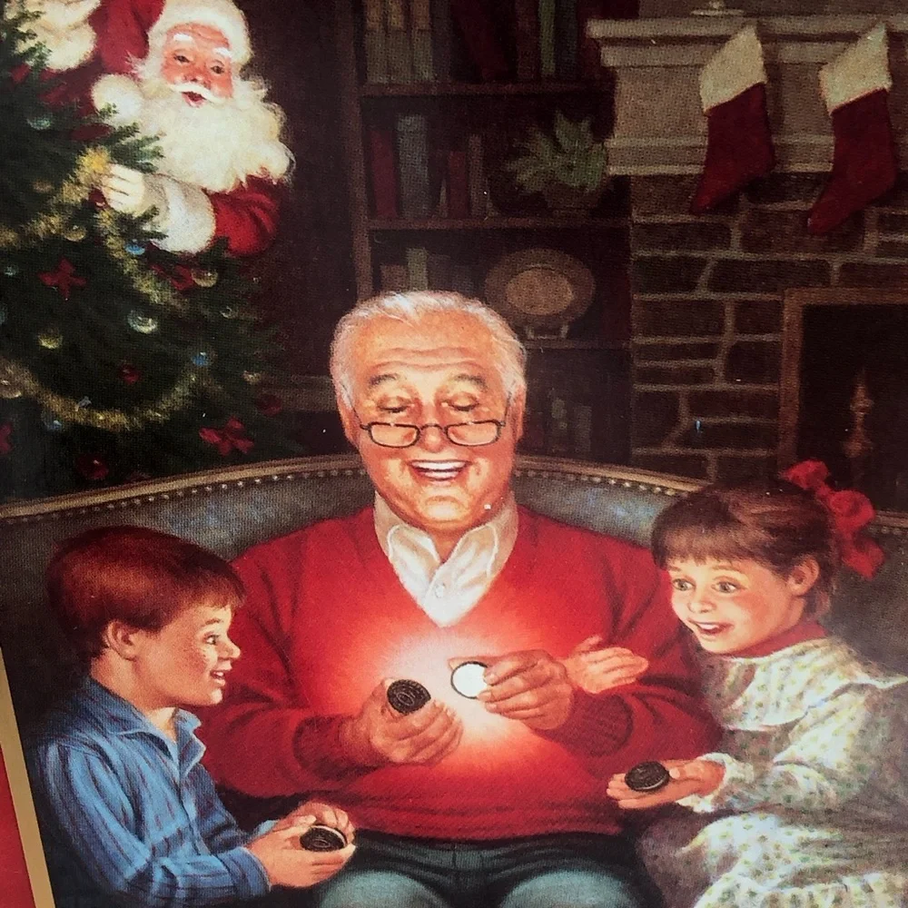 Vintage 1994 Oreo Cookie Christmas Tin